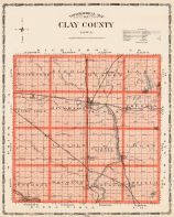 Clay County, Iowa State Atlas 1904